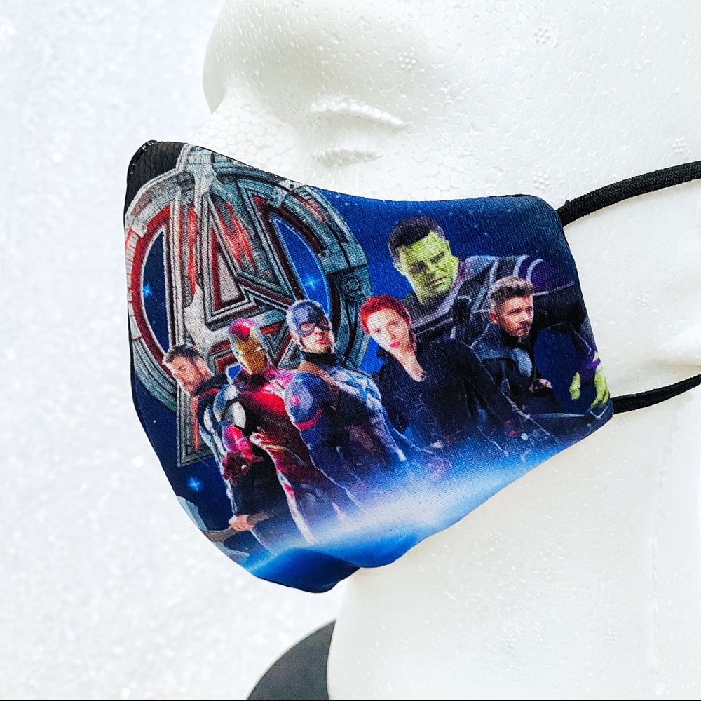 marvel avengers kid face mask